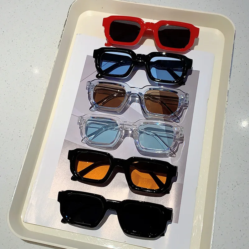Luxury Lifestyle Store - Vintage Rectangle Frame Sunglasses Outdoor Man